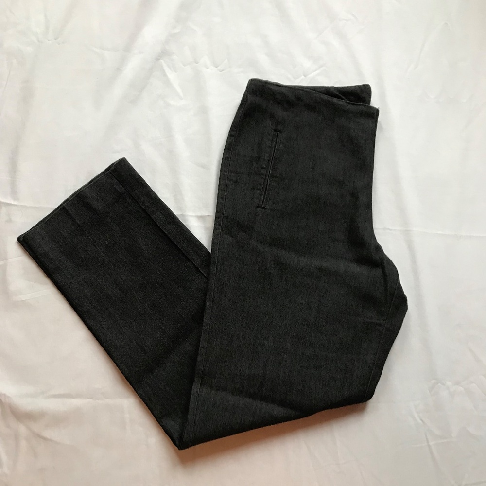 🎁Larry Levine Side Zip Black Stretch Jeans Sz.8P